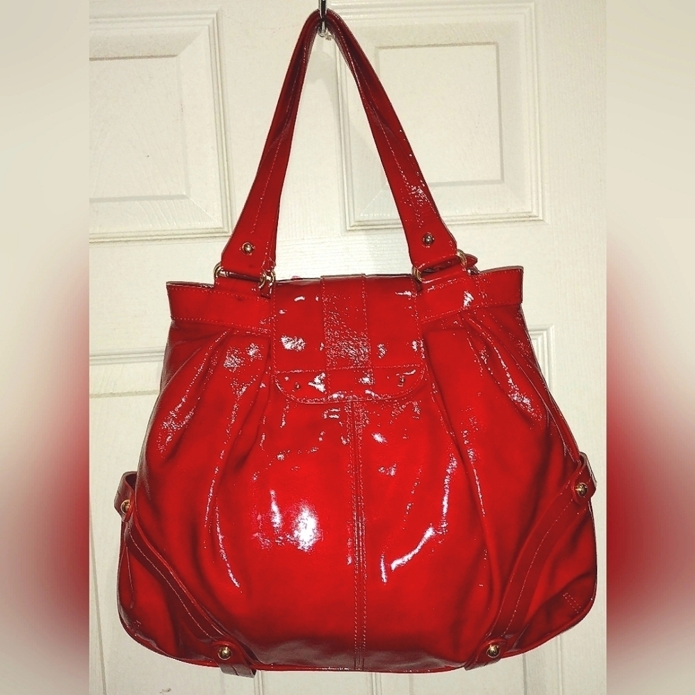 Dooney & Bourke - RARE!!! VINTAGE! RED Hayden Panettiere It Girl Bag! - Picture 4 of 16